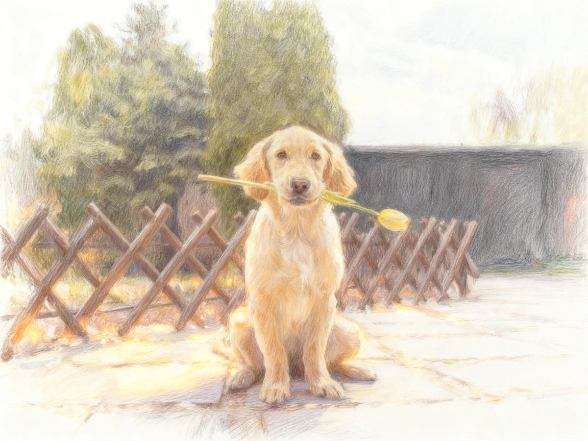 Ilustración Digital en Lápiz a Color